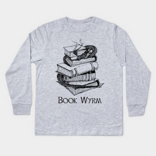 Book Wyrm Kids Long Sleeve T-Shirt